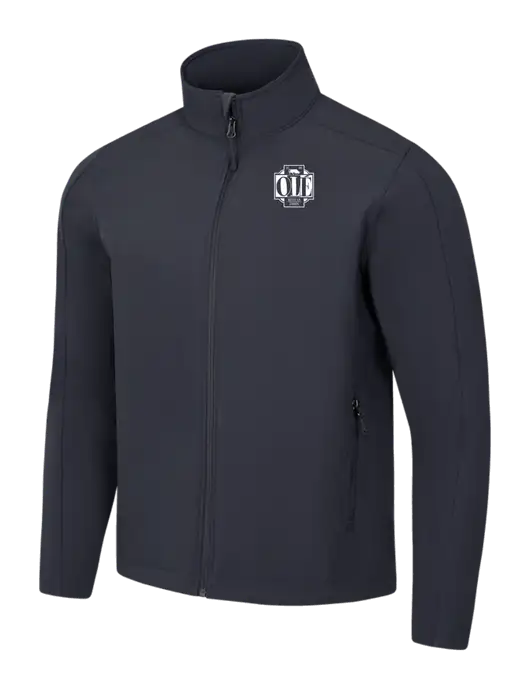 Charcoal Grey Core Soft Shell Jacket w/Ole Logo