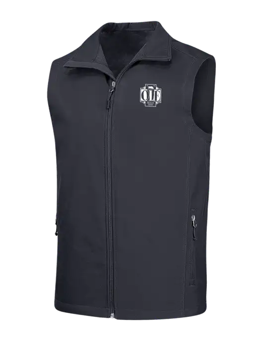 Dark Grey Core Soft Shell Vest w/Ole Logo
