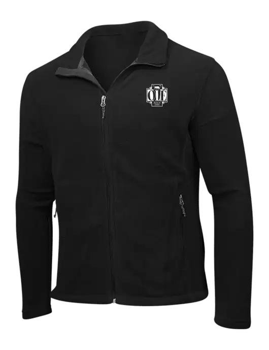 Black Fleece Jacket w/Ole Logo