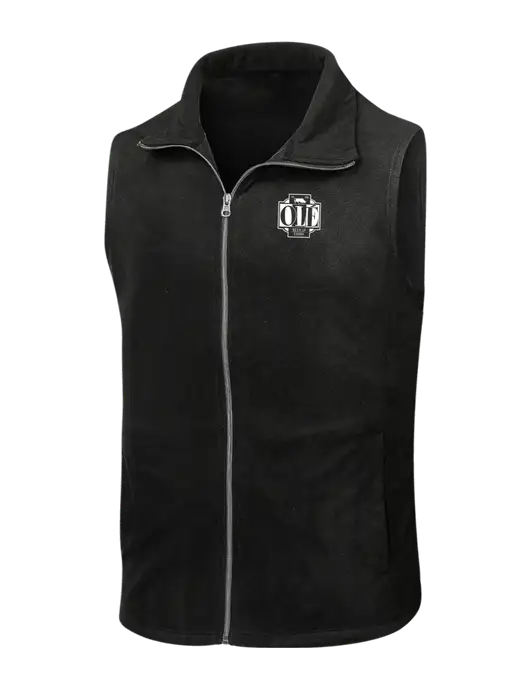 Black Microfleece Vest w/Ole Logo
