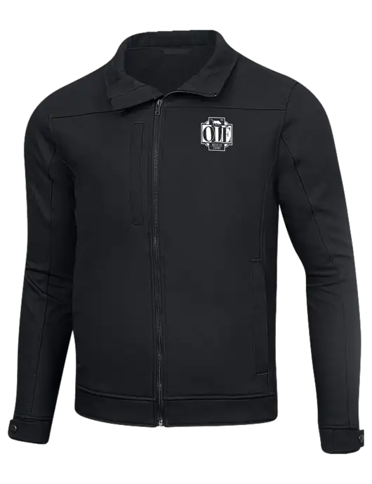 Cornerstone Charcoal Duck Bonded Soft Shell Jacket w/Ole Logo