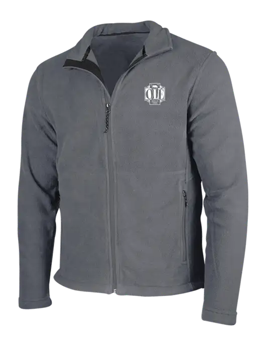 Medium Grey Fleece Jacket w/Ole Logo