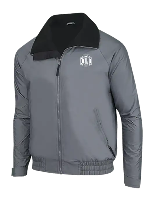 Dark Grey/Black Classic Competitor Jacket w/Ole Logo