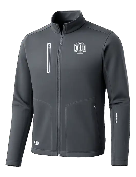 OGIO Dark Grey Endurance Fulcrum Full-Zip w/Ole Logo