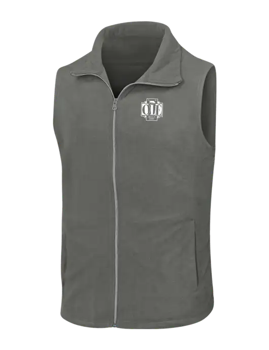 Medium Grey Microfleece Vest w/Ole Logo