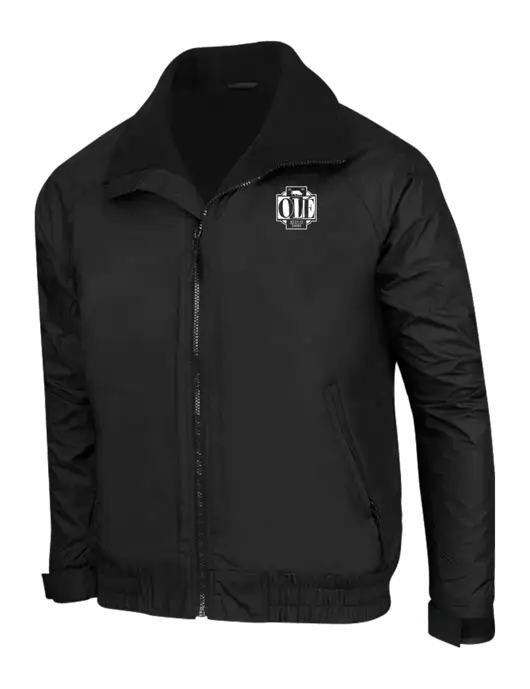 True Black/True Black Classic Competitor Jacket w/Ole Logo