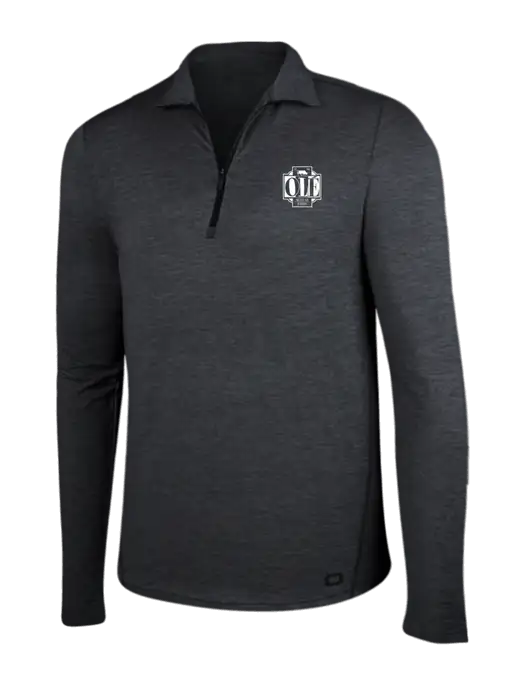 OGIO Blacktop Heather Endurance Force 1/4 Zip w/Ole Logo