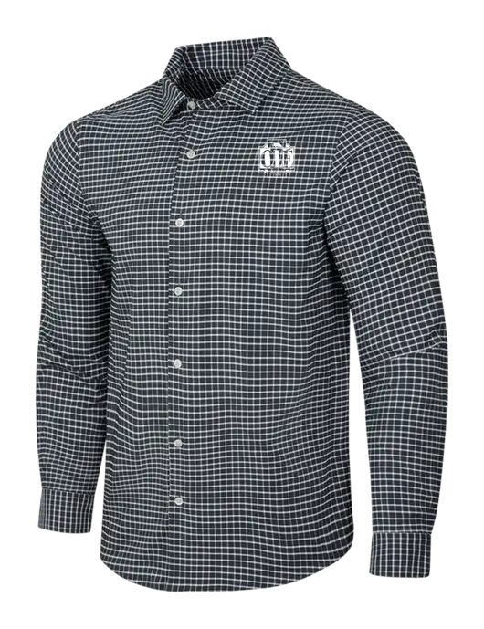 Dark Grey/White City Stretch Shirt w/Ole Logo