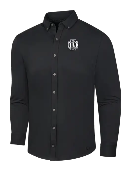 OGIO Blacktop Modern Code Stretch Button-Up Shirt w/Ole Logo