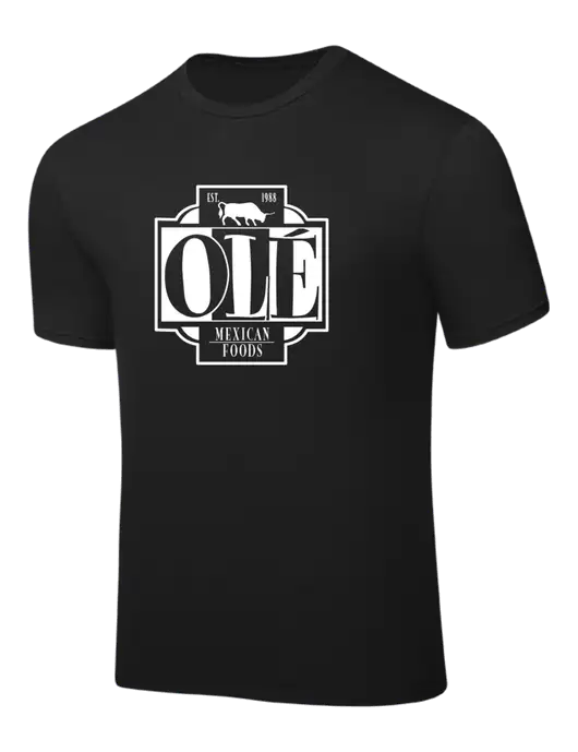 Black PosiCharge Competitor Tee w/Ole Logo