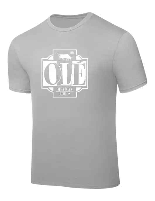 Silver PosiCharge Competitor Tee w/Ole Logo