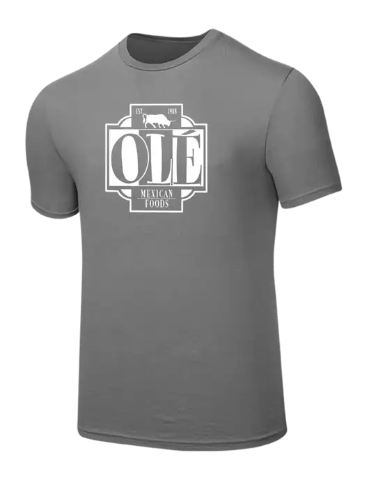 Seriously Soft Medium Grey T-Shirt w/Ole Logo