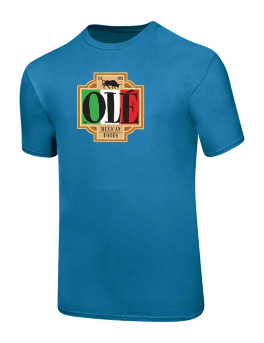 Ring Spun Sapphire 4.5 oz T-Shirt w/Ole Logo