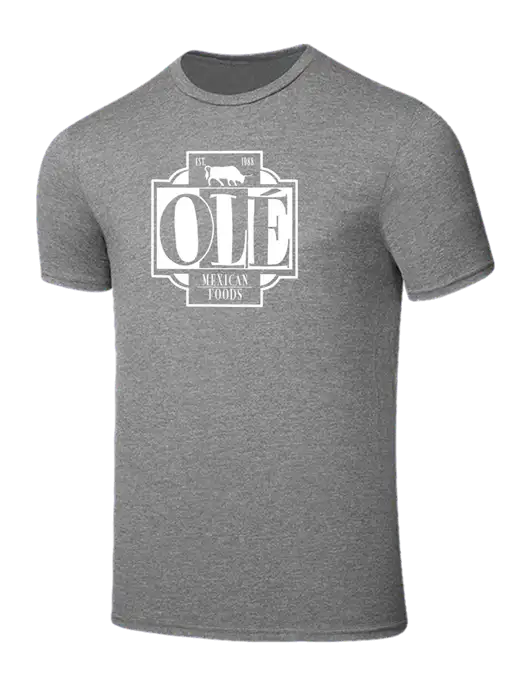 Seriously Soft Grey Frost T-Shirt w/Ole Logo