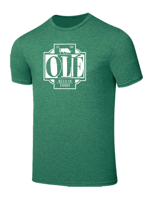 Seriously Soft Heathered Kelly Green T-Shirt w/Ole Logo