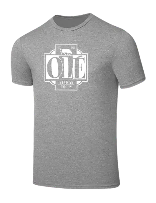 Seriously Soft Light Heather Grey T-Shirt w/Ole Logo