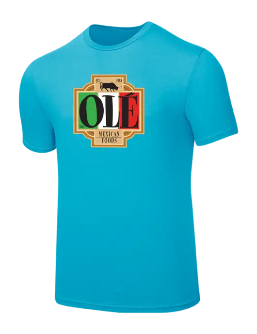 Seriously Soft Sapphire Blue T-Shirt w/Ole Logo