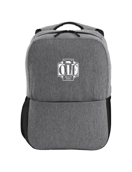Access Square Laptop Graphite Heather/Black Backpack w/Ole Logo