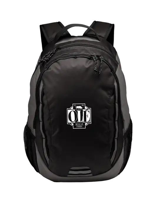 Ridge Charcoal/Dark Charcoal Laptop Backpack w/Ole Logo