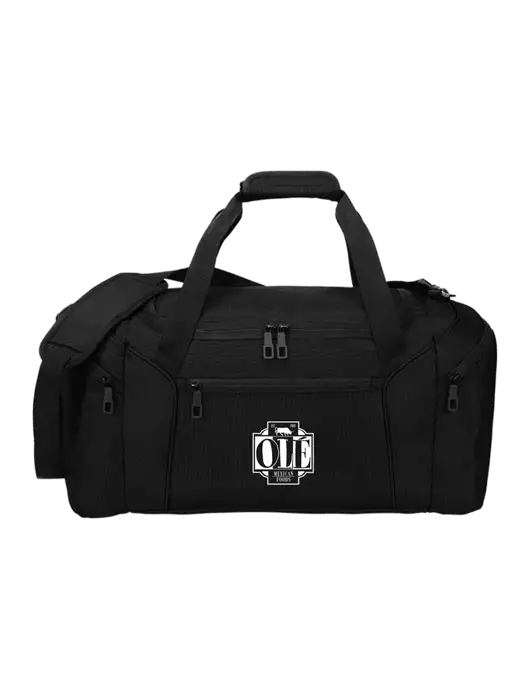 Slim & Lite Black Duffel    w/Ole Logo