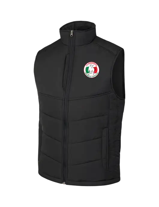 Black/Black Puffy Vest w/La Banderita Logo