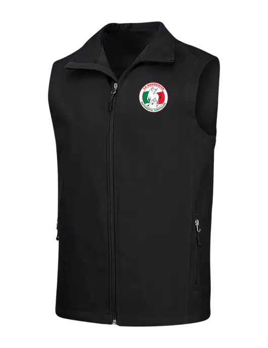 Black Core Soft Shell Vest w/La Banderita Logo