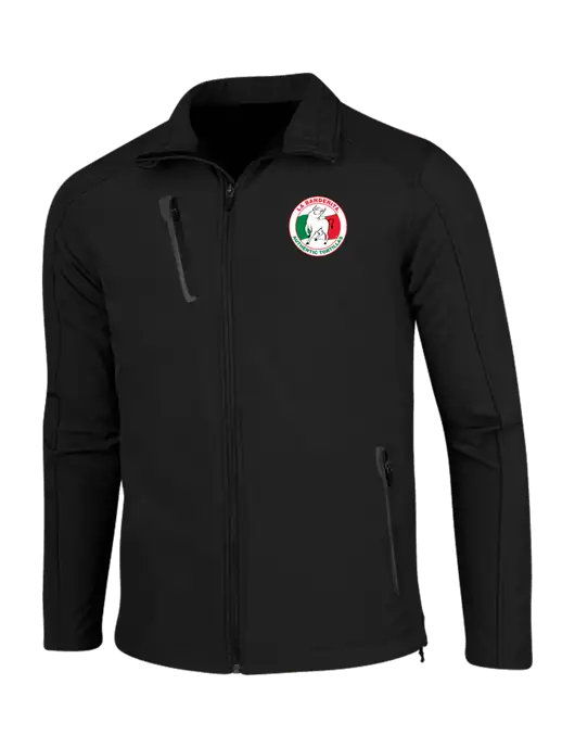 Black Welded Softshell Jacket w/La Banderita Logo