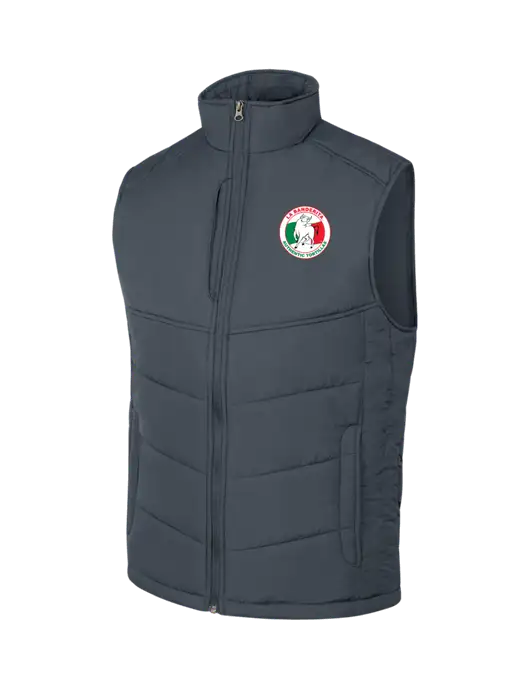 Dark Slate/Black Puffy Vest w/La Banderita Logo