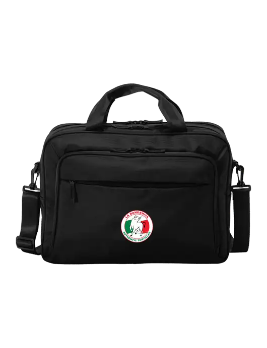 Travel Exec Black Laptop Briefcase w/La Banderita Logo