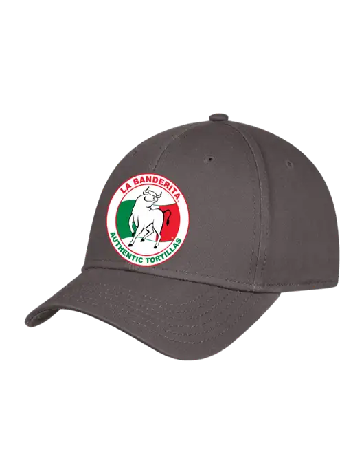 Charcoal Structured Cap Hook & Loop w/La Banderita Logo