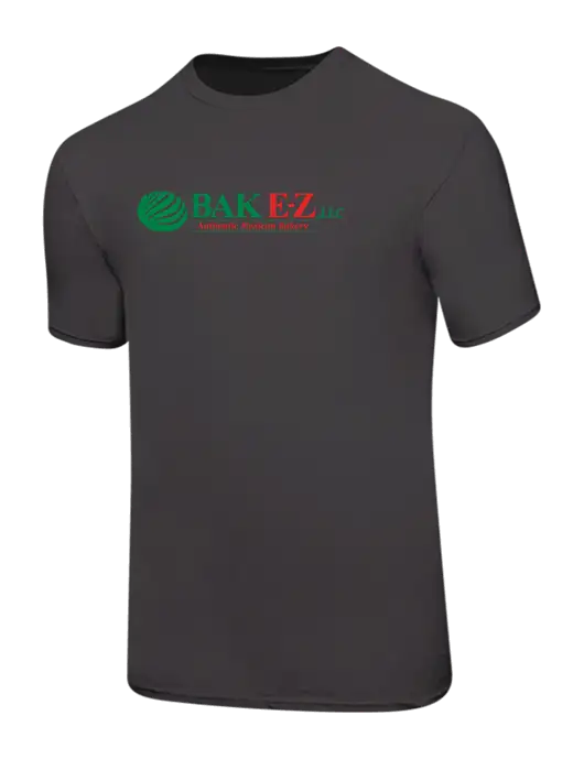 Ring Spun Charcoal 4.5 oz T-Shirt w/BAK E-Z Logo