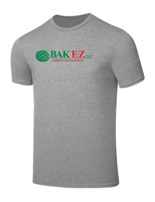 Seriously Soft Light Heather Grey T-Shirt w/BAK E-Z Logo