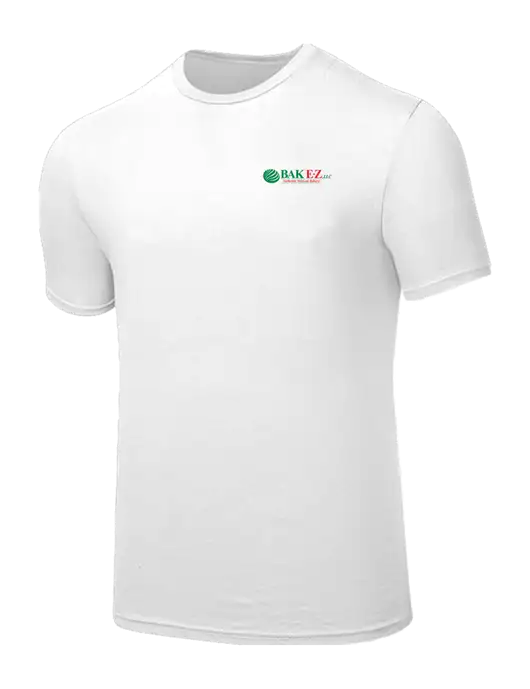 Seriously Soft White T-Shirt w/BAK E-Z Logo