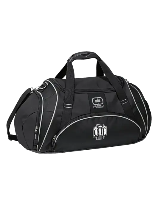 OGIO Black Crunch Duffel
 w/Ole Logo