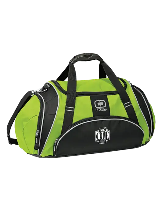 OGIO Lime Green Crunch Duffel
 w/Ole Logo