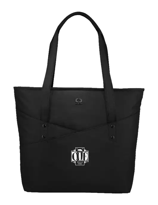 OGIO Black Downtown Tote 
 w/Ole Logo