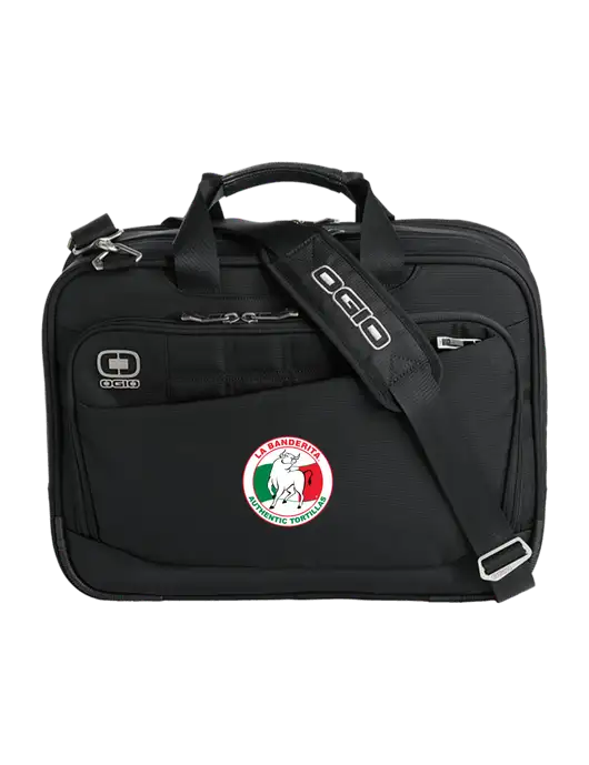 OGIO Black Element Laptop Messenger Bag w/La Banderita Logo