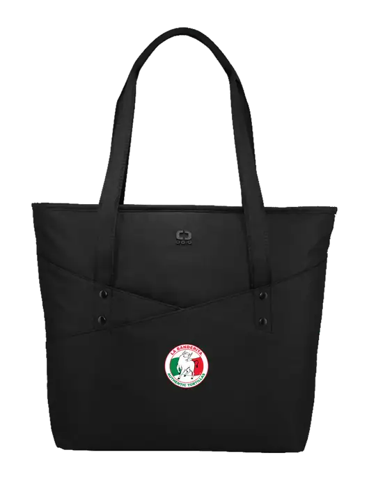 OGIO Black Downtown Tote 
 w/La Banderita Logo